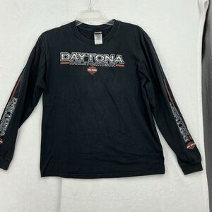 Harley-Davidson Daytona Black Long Sleeve Tee 626
